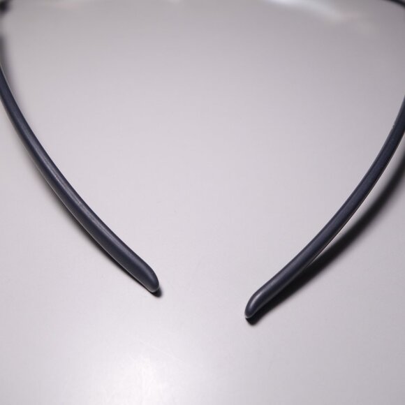 Vtg Chanel Blue Gradient Rimless Lens w/ Silver Metal & CC Logo Arm Sunglasses - Picture 12 of 16